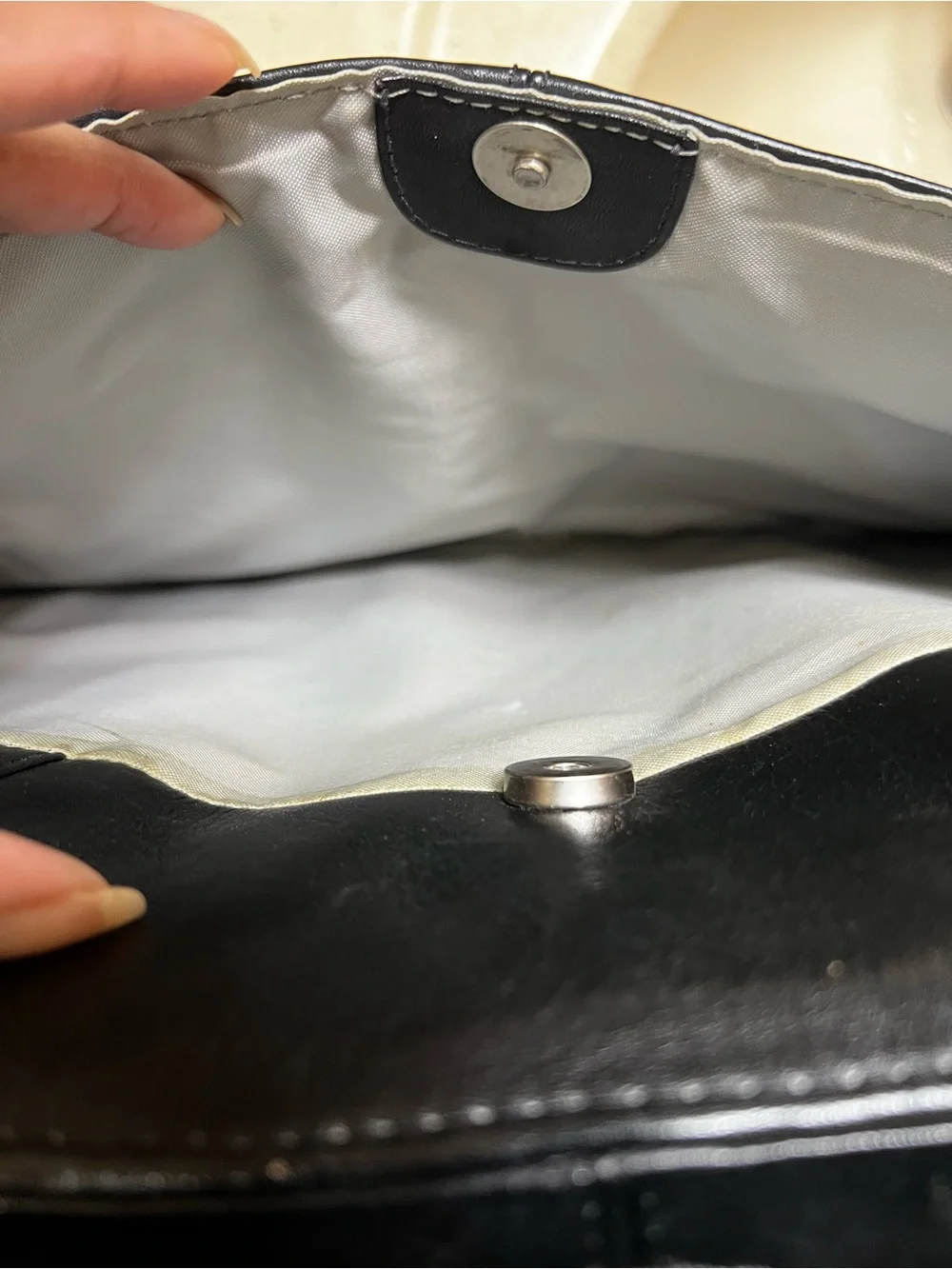 Piel Black Leather Laptop Bag